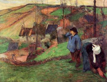 保羅 高更 Little Breton Shepherd